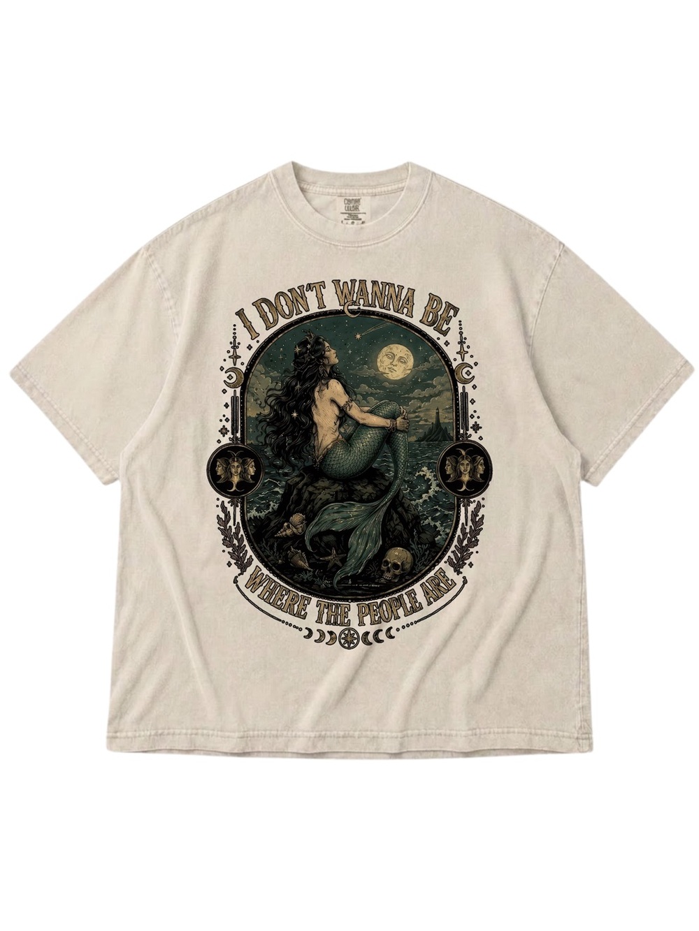 Comfort Colors Ivory Graphic Mermaid Short Sleeve Tee